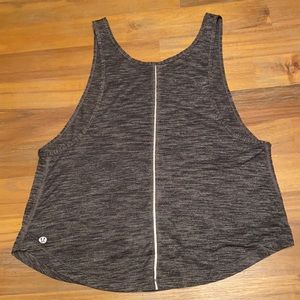 Lululemon Grey Crop Tank